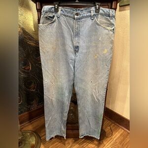 Vintage Levi's 540 Jeans Mens 40x30 Made in USA Light Stonewash